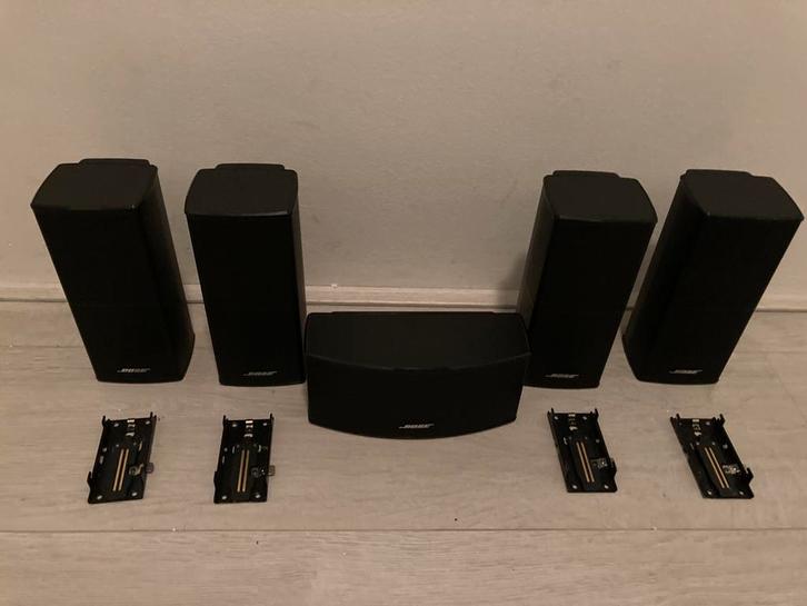 Bose dual cubes nieuwe strakke model met muurbeugels, Audio, Tv en Foto, Home Cinema-sets, Zo goed als nieuw, Overige spelers