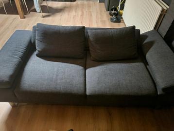 Bank slaapbank lounge grijs