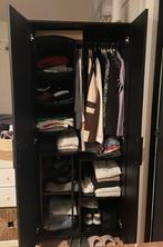 Zwarte IKEA kledingkast, Huis en Inrichting, Ophalen, 50 tot 100 cm, Zo goed als nieuw, 150 tot 200 cm
