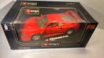 Ferrari f40 red Bburago 1.18, Hobby en Vrije tijd, Modelauto's | 1:18, Ophalen of Verzenden, Bburago, A, A