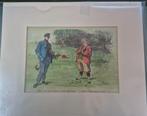 Golf prent/Punch cartoon 1921, Ophalen of Verzenden, Zo goed als nieuw, Overige typen, Overige merken