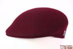 Voorgevormde pet Borsalino Travel bordeaux rood 55 =XS nieuw, Nieuw, Ophalen of Verzenden, Borsalino Travel, Pet