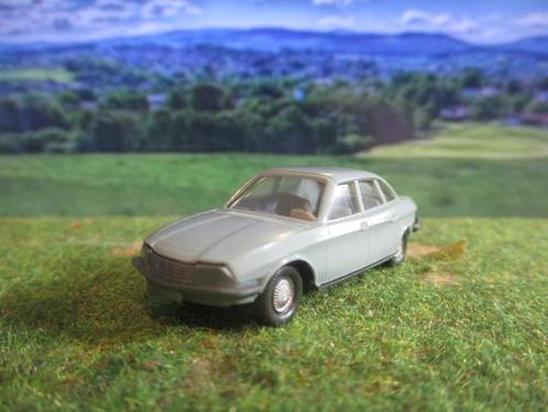 1967 - 1978 NSU RO80 - Wiking hellblaugrau bruin interieur 1, Hobby en Vrije tijd, Modelauto's | 1:87, Zo goed als nieuw, Wiking