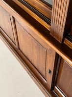 Vitrinekast boekenkast Eichholtz klassiek, Huis en Inrichting, Kasten | Vitrinekasten, Ophalen, Eikenhout, 50 tot 100 cm, Zo goed als nieuw