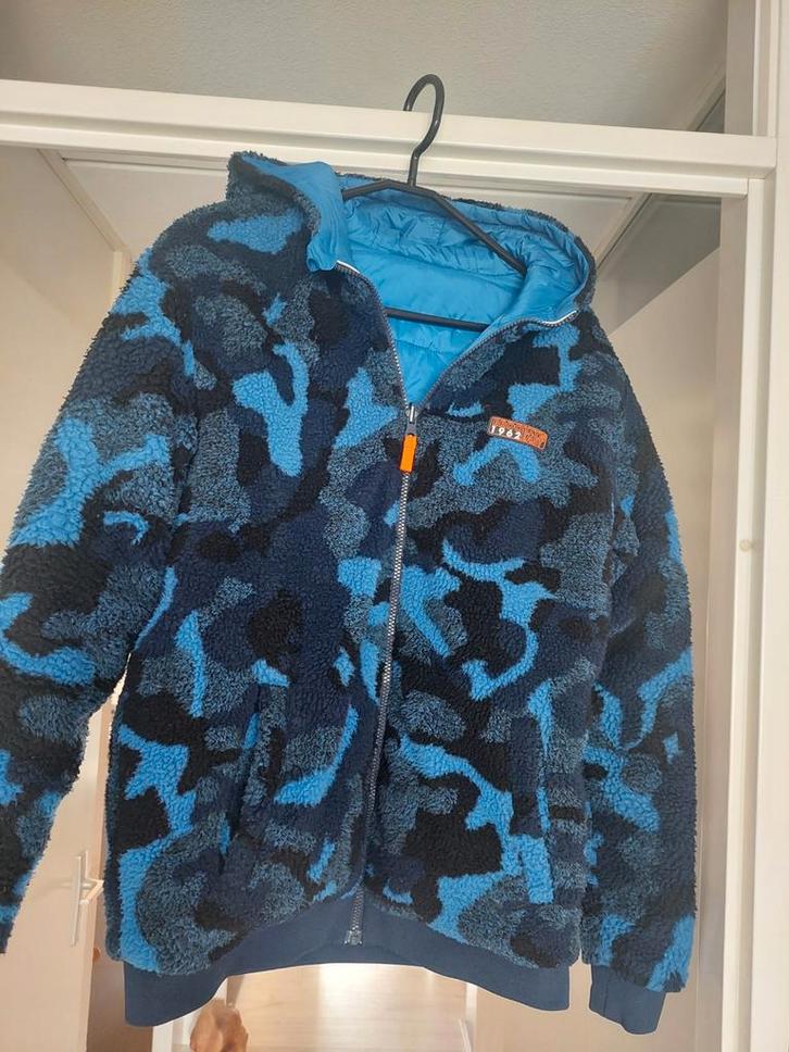 Winterjas Jongens Maat 164 - Omkeerbaar!, Kinderen en Baby's, Kinderkleding | Maat 164, Ophalen