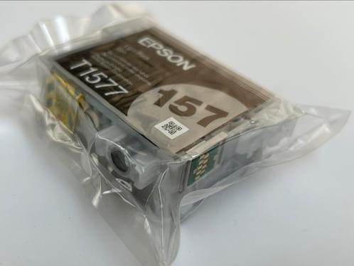 Epson T1577 inktcartridge licht zwart (origineel), Computers en Software, Printerbenodigdheden, Nieuw, Cartridge, Ophalen of Verzenden
