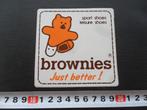 sticker Brownies Just better ! sport shoes leisure shoes  *, Ophalen, Zo goed als nieuw, Bedrijf of Vereniging