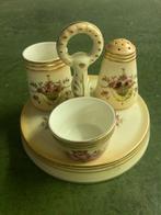 Crown Devon Peper & Zoutstel - 4-delig, Antiek en Kunst, Ophalen of Verzenden