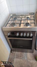 RvS gasfornuis, Ophalen, Gebruikt, 60 cm of meer, Grill