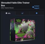 Pokemon Elite Trainer Box shrouded fable, Ophalen of Verzenden, Nieuw, Overige typen, Foil
