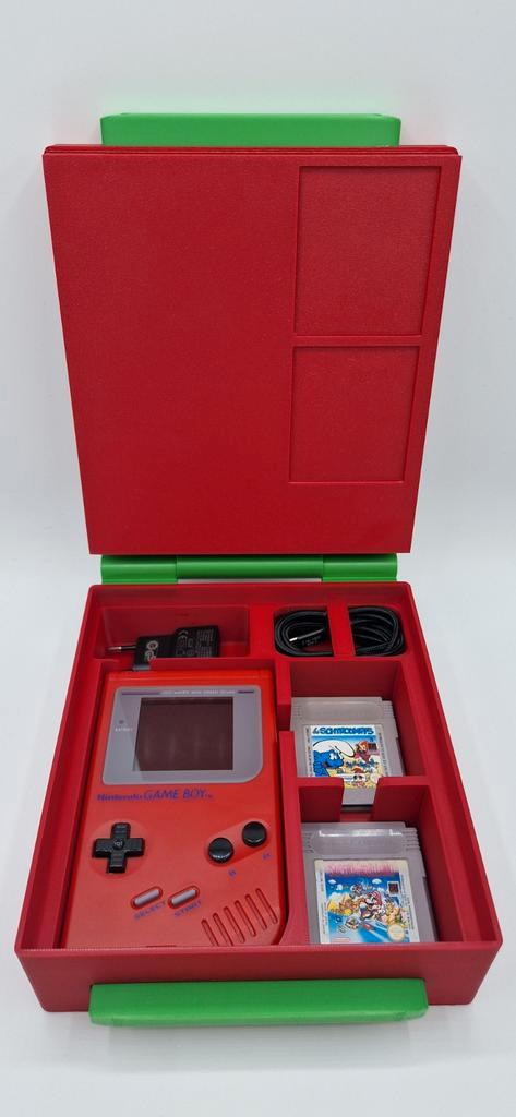 Gemoderniseerde Gameboy Classic + 2 Games + opbergbox, Spelcomputers en Games, Spelcomputers | Nintendo Game Boy, Nieuw, Game Boy Classic