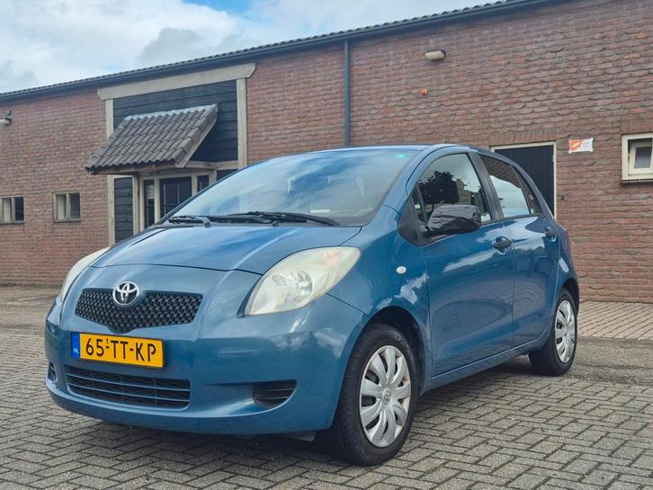Toyota Yaris 1.0 12V Vvt-i 5DR Terra 2007 Blauw trekhaak, Auto's, Toyota, Bedrijf, Yaris, ABS, Airbags, Boordcomputer, Elektrische buitenspiegels