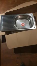 Aluminium inbouw wasbak, Huis en Inrichting, Keuken | Keukenelementen, Ophalen, Nieuw, 50 tot 100 cm, Minder dan 100 cm