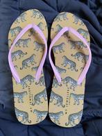 My Jewellery mosterd gele teenslippers met panters maat 38, Kleding | Dames, Schoenen, Slippers, My Jewellery, Geel, Ophalen of Verzenden