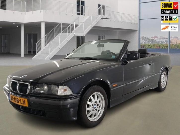 BMW 3-serie Cabrio 318i Executive 1e Eig NL-auto Youngtimer, Auto's, BMW, Bedrijf, Te koop, 3-Serie, ABS, Airbags, Airconditioning
