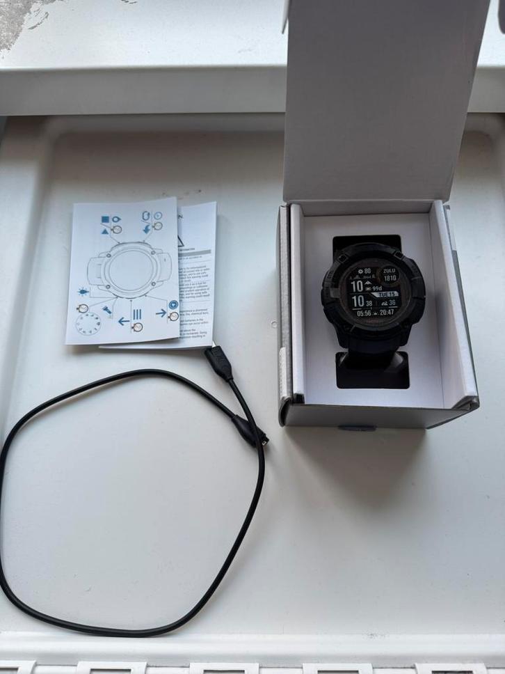 Garmin Instinct 2X Solar Tactical horloge/watch, Sieraden, Tassen en Uiterlijk, Sporthorloges, Zo goed als nieuw, Android, Zwart