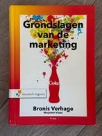 Bronis Verhage - Grondslagen van de marketing, Ophalen of Verzenden, Economie en Marketing, Bronis Verhage; Marjolein Visser