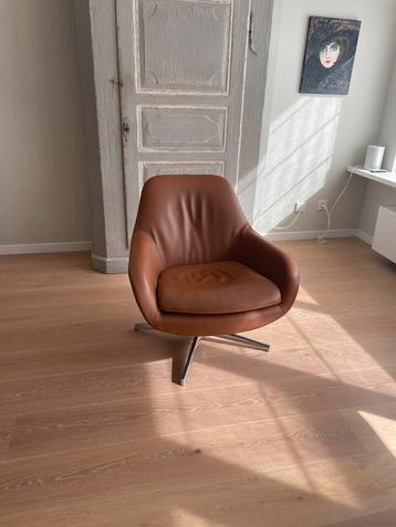 Pode (Leolux) leren fauteuil Spot One, Perle Rustic beschikbaar voor biedingen