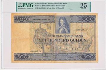 Nederland 500 gulden 1930 Stadhouder Willem 3 PMG25  beschikbaar voor biedingen