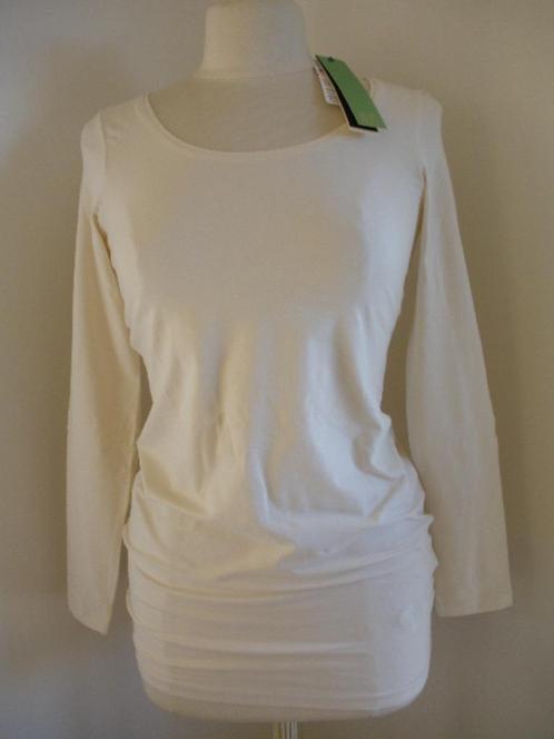DEPT t- shirt lange mouw ecru maat S - nieuw -, Kleding | Dames, T-shirts, Nieuw, Beige, Lange mouw, Ophalen of Verzenden