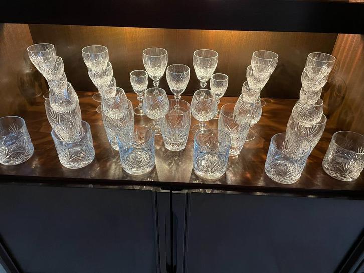 Kristallen glasservies, Antiek en Kunst, Antiek | Glas en Kristal, Ophalen