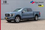 Ford USA F-150 Platinum CrewCab 3.5L BPM VRIJ!/Pano/Carplay, Automaat, Gebruikt, 405 pk, Blauw