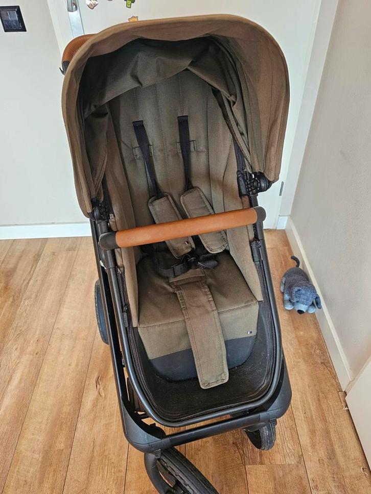 Dubatti groem, Kinderen en Baby's, Kinderwagens en Combinaties, Gebruikt, Combiwagen, Overige merken, Luchtbanden, Verstelbare duwstang