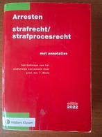 Arresten strarecht/strafprocesrecht, Ophalen of Verzenden, Gamma, Gelezen, WO