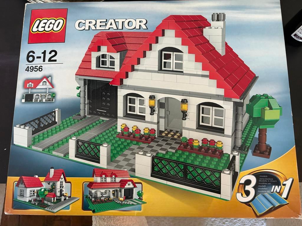 Lego Creator 4956 Huis 3-in-1, Kinderen en Baby's, Speelgoed | Duplo en Lego, Ophalen of Verzenden, Zo goed als nieuw, Complete set