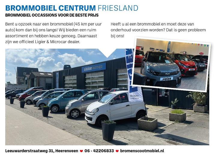 45km auto/brommobiel kopen of leasen  ?, Diversen, Brommobielen en Scootmobielen, Nieuw, Ligier, 46 km of meer, 16 km/u of meer