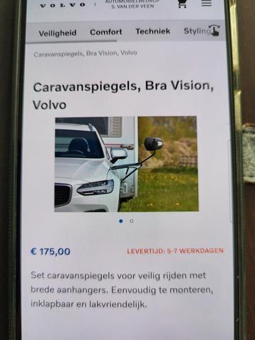 Volvo Bra Vision Caravanspiegels  beschikbaar voor biedingen
