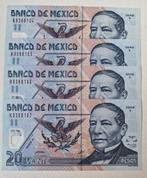 biljetten Mexico, Postzegels en Munten, Bankbiljetten | Amerika, Setje, Ophalen of Verzenden, Noord-Amerika