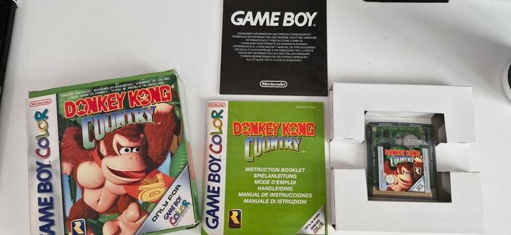 Donkey Kong Country - Gameboy Color - CIB, Spelcomputers en Games, Games | Nintendo Game Boy, Gebruikt, Platform, 1 speler, Vanaf 3 jaar