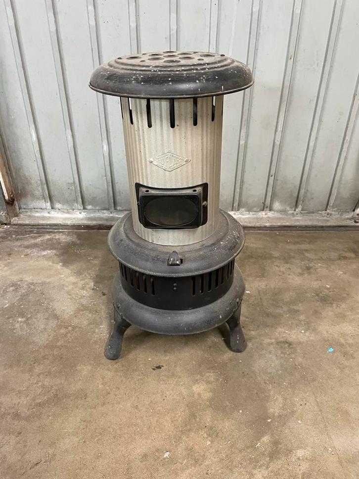 Vintage Sufolk Petroleumkachel - Made in England, Huis en Inrichting, Kachels, Gebruikt, Vrijstaand, Petroleumkachel, Overige brandstoffen