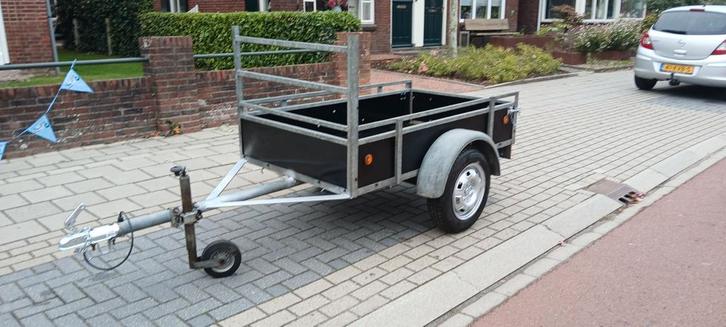 Koopje!! Nette aanhanger, enkelasser aanhangwagen, Auto diversen, Aanhangers en Bagagewagens, Gebruikt, Ophalen of Verzenden