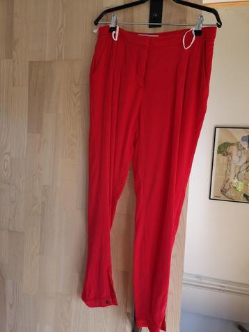 Vanillia Rode driekwart Zomerpantalon/broek small / 36 beschikbaar voor biedingen