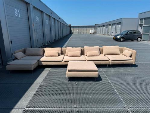 Lounge bank IKEA Söderhamn, Beige/Bruin, Huis en Inrichting, Banken | Bankstellen, Zo goed als nieuw, Overige maten, 300 cm of meer