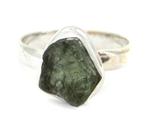Moldaviet ring in 925 zilver (maat 18), 18 tot 19, -, -, Nieuw