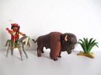 playmobil western Bizon met Indiaan set 3731 vintage, Kinderen en Baby's, Speelgoed | Playmobil, Ophalen of Verzenden, Gebruikt