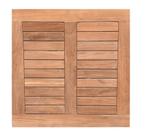 Partij teakhouten horeca tafelbladen 70x70 cm, Ophalen of Verzenden