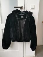 Bershka winterjas S, Verzenden, Zo goed als nieuw, Zwart