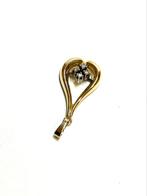 14k gouden hanger met diamanten, Overige voorstellingen, -, -, Ophalen of Verzenden