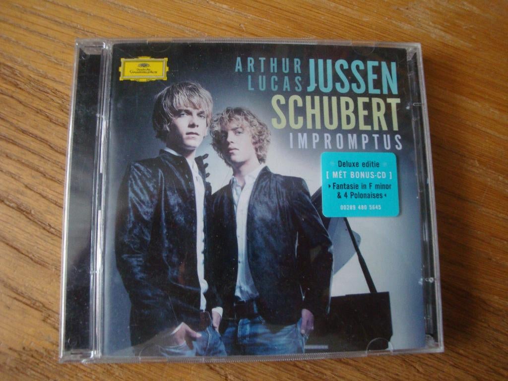 Arthur & Lucas Jussen - chubert Impromptus (cd + dvd), Ophalen of Verzenden, Classicisme, Gebruikt, Overige typen