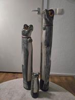 3 Houten Kikkers, Antiek en Kunst, Ophalen of Verzenden