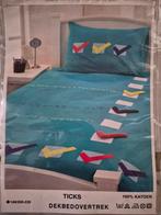 Ticks beddengoed, dekbedovertrek, 140 x 200/220, nieuw, kids, Eenpersoons, Blauw, Dekbedovertrek, Ophalen of Verzenden