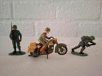 Vintage Plastic Soldaatjes  met motor, Verzamelen, Ophalen of Verzenden, Gebruikt