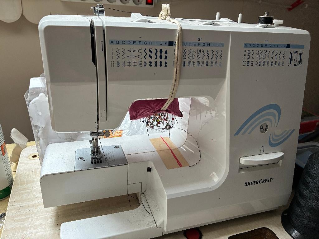te koop naaimachine SilverCrest, Hobby en Vrije tijd, Ophalen, Gebruikt, Naaimachine, Overige merken