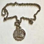 Halsketting met hanger, Sieraden, Tassen en Uiterlijk, Kettinghangers, Ophalen of Verzenden, Zilver, Overige materialen