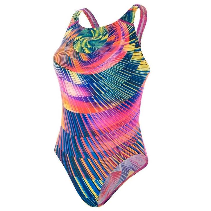 Nieuw Speedo WaltzerWhirl Placement Digital Powerback Badpak, Kleding | Dames, Badmode en Zwemkleding, Nieuw, Badpak, Blauw, Ophalen of Verzenden