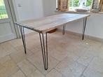 Zwarte hairpin haarspeld metalen tafelpoten lengte 70 cm, Ophalen, Tafelpoot, Gebruikt, 50 tot 100 cm